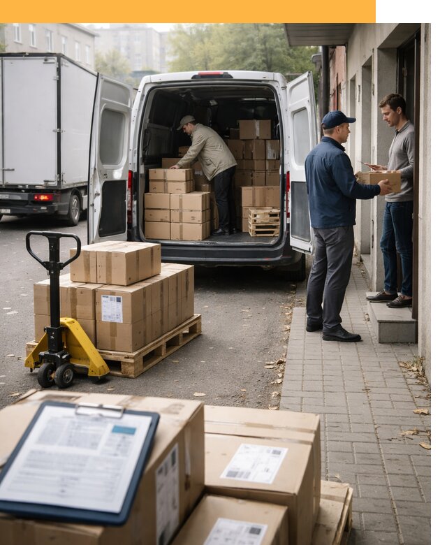 Доставка грузов от двери до двери с таможней от 46602 руб.