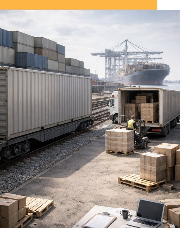 Мультимодальные перевозки грузов по миру от 46602 руб