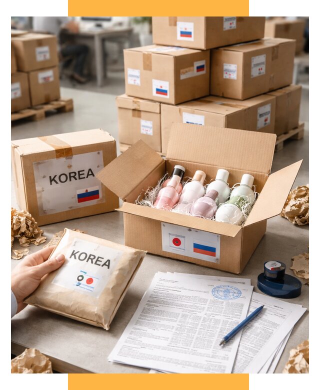Доставка косметики из Кореи от 8803 р. под ключ | СетСервис-Днц