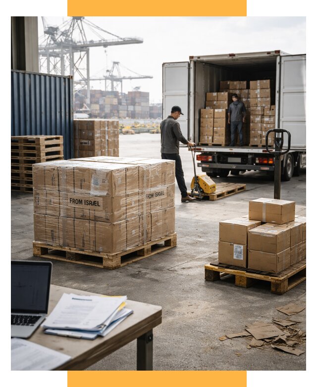 Доставка грузов из Израиля от 15534 р., логистика от СетСервис-Днц
