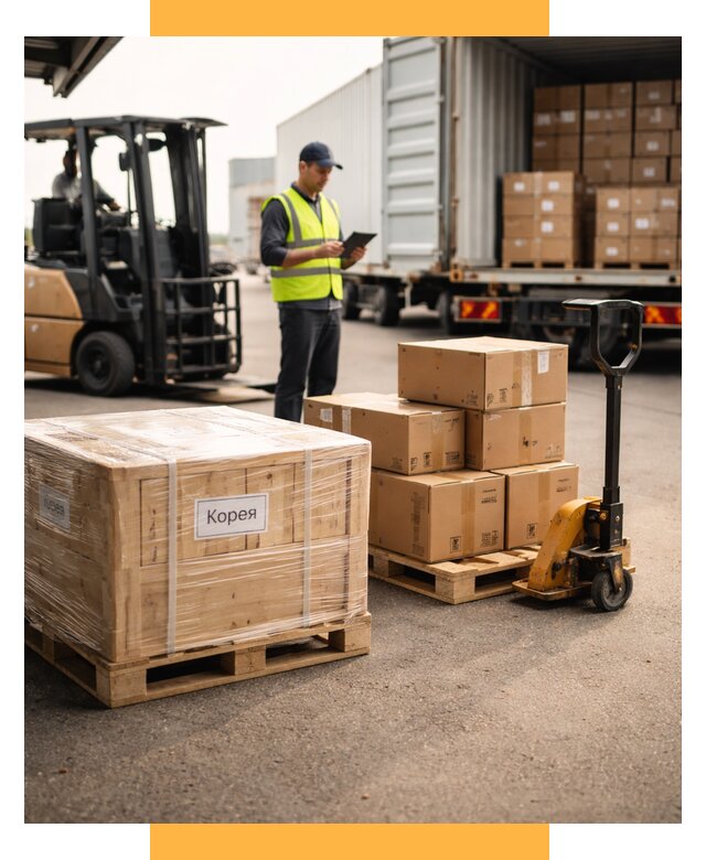 Доставка грузов в Корею из России от 36246 р. | СетСервис-Днц