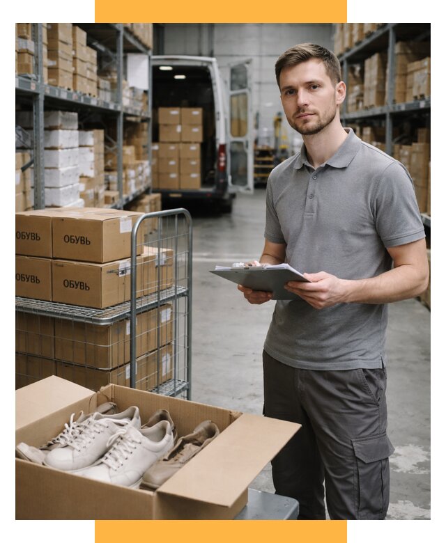 Доставка обуви из Китая и Турции от 4660 р. СетСервис-Днц