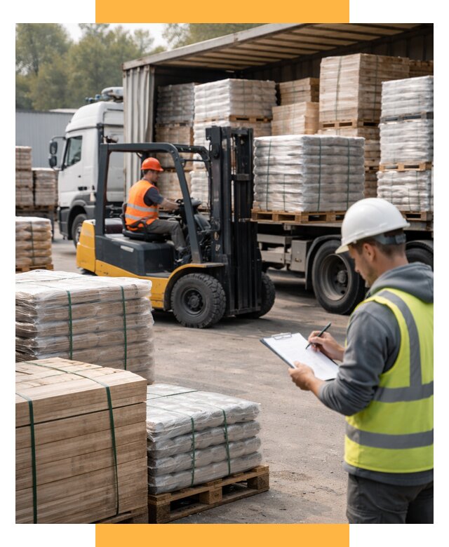 Перевозка строительных материалов от 5696 р. | СетСервис-Днц