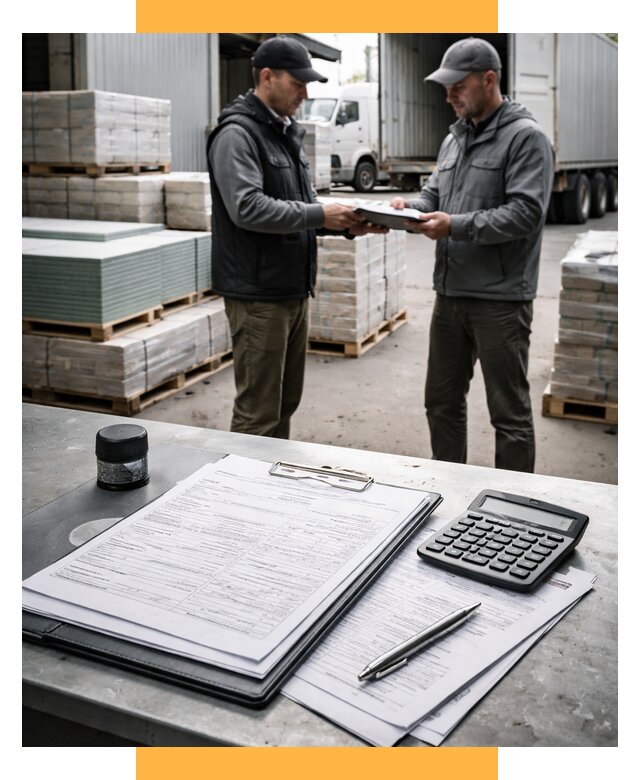 Таможенное оформление стройматериалов от 8803 р. | СетСервис-Днц