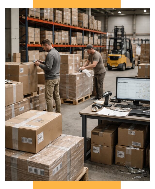 Склад консолидации в Европе от 6731 р., услуги СетСервис-Днц