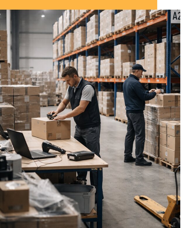 Склад консолидации в Европе: хранение, сортировка от 6731